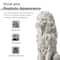 Glitzhome® 27.75" MGO Guardian Sitting Lion Garden Statue
